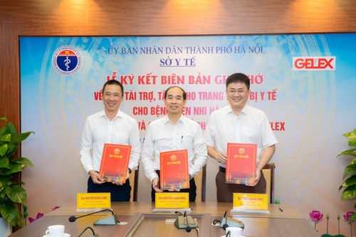 Tập đoàn GELEX tài trợ trang thiết bị y tế cho Bệnh viện Nhi Hà Nội