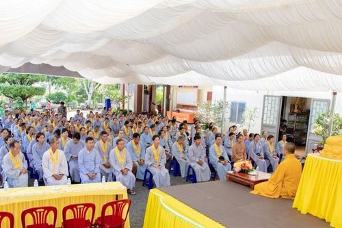 Đắk Nông: Ban Trị sự Phật giáo H.Đắk R'Lấp tổ chức khóa tu 'Một ngày an lạc' lần 4