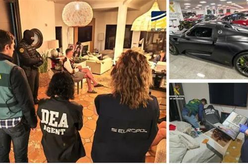 Europol triệt phá siêu đường dây buôn lậu ma túy, thu giữ 8 tấn cocaine