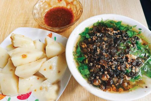 Mộc mạc món bánh đúc
