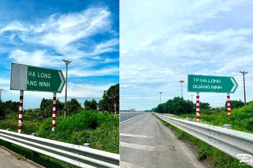 Hoàn thành sửa chữa biển báo bị hư hỏng trên tuyến cao tốc Hà Nội – Hải Phòng