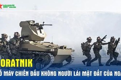 Soratnik - Cỗ máy chiến đấu không người lái của Nga