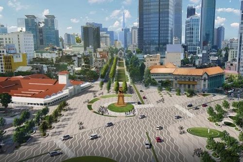 TP HCM: Chấp thuận kế hoạch triển khai chỉnh trang quảng trường trước chợ Bến Thành