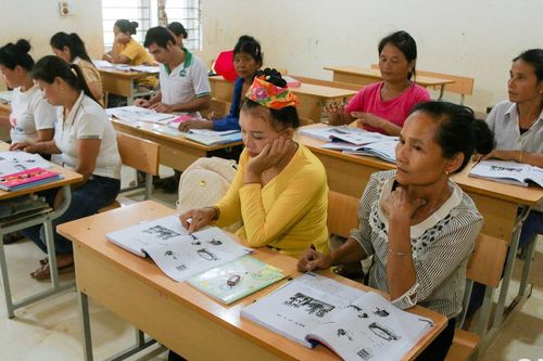 Lớp học đặc biệt của U50 vùng cao