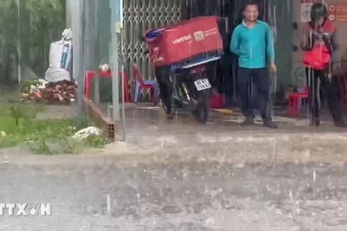 Cần Thơ: Lần đầu tiên có mưa đá ở huyện Cờ Đỏ, chưa ghi nhận thiệt hại
