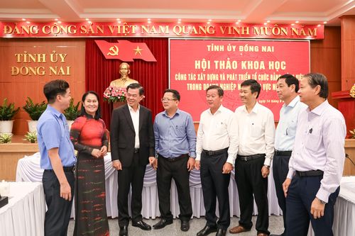 Hội thảo khoa học chuyên đề Công tác xây dựng và phát triển tổ chức Đảng, đảng viên trong doanh nghiệp ngoài khu vực nhà nước: Cần quyết tâm cao, nỗ lực lớn
