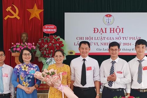 Đại hội Chi hội Luật gia Sở Tư pháp tỉnh Gia Lai lần thứ VI