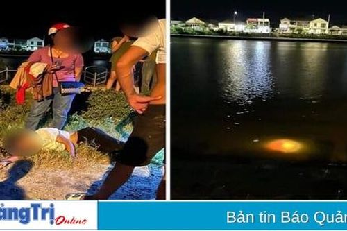 Kịp thời cứu nam thanh niên đi xe máy rơi xuống sông Hiếu thoát chết