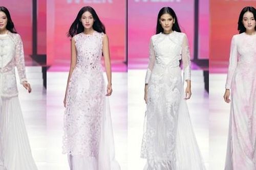 Á hậu Trương Thị May tái xuất ấn tượng, là 'nàng thơ' của NTK Thủy Nguyễn
