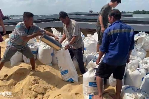 Bắt nhóm đối tượng trộm 4 tấn đường trong quá trình vận chuyển