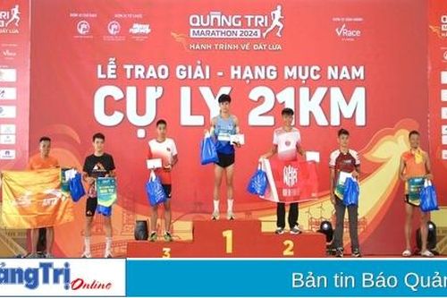 Bế mạc Giải chạy Quảng Trị Marathon 2024 - Hành trình về Đất lửa