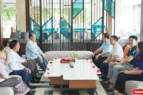 Đoàn đại biểu tỉnh U Đôm Xay sang thăm tỉnh Sơn La