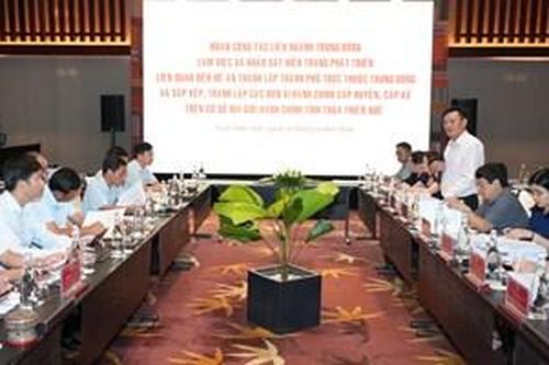 Gấp rút hoàn thiện hồ sơ Đề án thành lập thành phố trực thuộc Trung ương