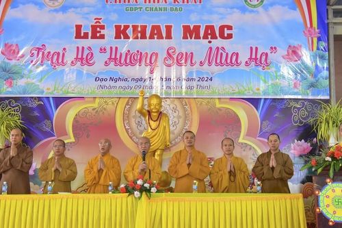 Đắk Nông: Gia đình Phật tử Chánh Đạo tổ chức trại 'Hương sen mùa hạ' lần 8