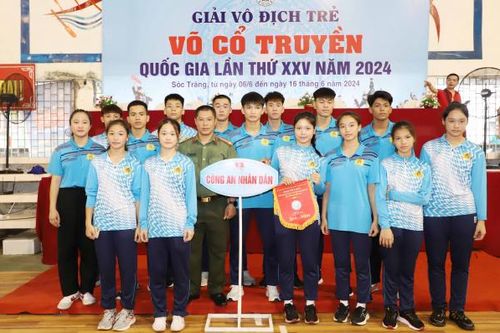 Đoàn CAND giành 3 HCV tại Giải vô địch trẻ Võ cổ truyền quốc gia lần thứ 25