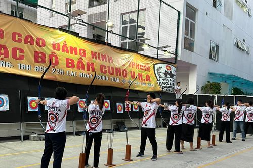 Sôi nổi hội thi bắn cung HCE lần I năm 2024