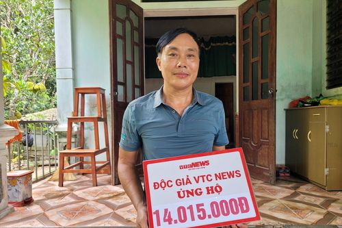 Gần 24 triệu đồng của bạn đọc VTC News ủng hộ hoàn cảnh khó khăn ở Hà Tĩnh
