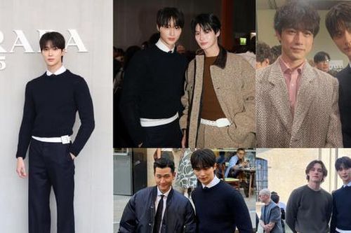 Byeon Woo Seok xứng danh 'chiến thần ngoại giao' tại show diễn của Prada