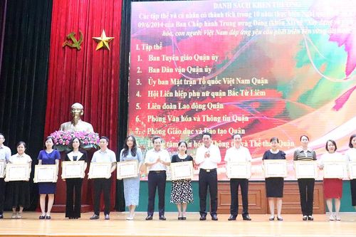 Bắc Từ Liêm: chuyển biến tích cực trong thực hiện nếp sống văn minh