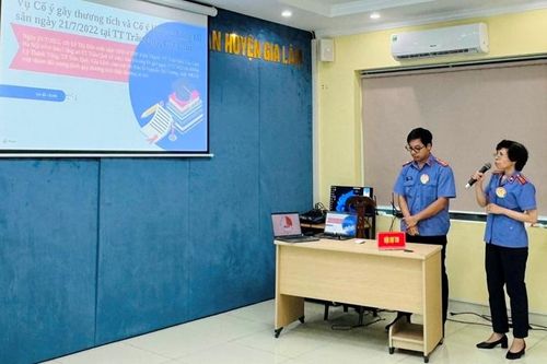 VKSND huyện Gia Lâm tổ chức Cuộc thi 'Báo cáo án hình sự bằng sơ đồ tư duy'