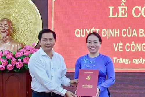 Sóc Trăng: Luân chuyển, chỉ định nữ Phó Chủ tịch tỉnh làm Bí thư Thị ủy