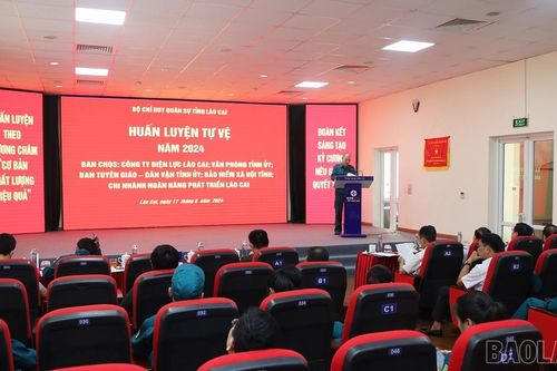 Khai mạc huấn luyện tự vệ năm 2024