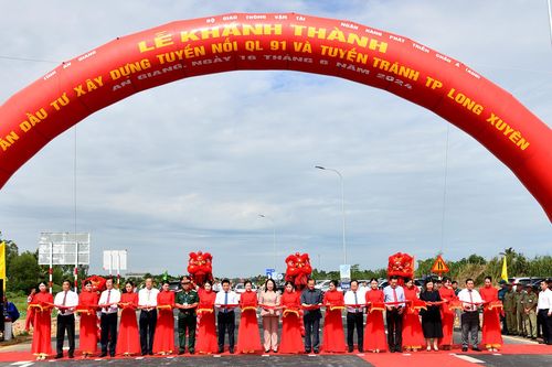 An Giang: Khánh thành tuyến nối Quốc lộ 91 và tuyến tránh TP. Long Xuyên