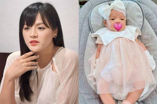 Thu Quỳnh hé lộ tên thật của con gái trong tiệc đầy tháng