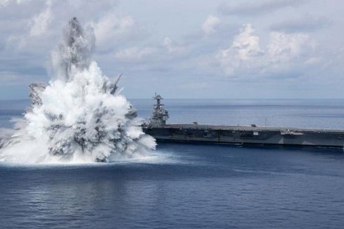 Siêu tàu sân bay duy nhất trong lịch sử nước Mỹ bị chìm xuống biển sâu