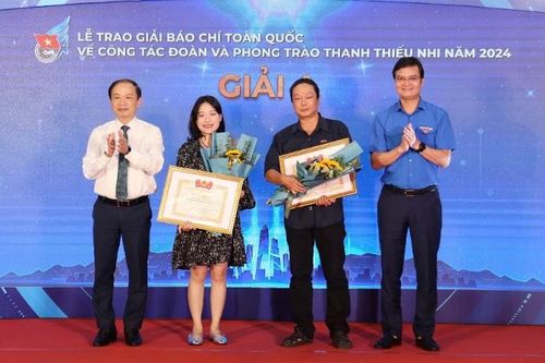 Ấn phẩm Nhân Dân cuối tuần nhận Giải A Giải báo chí toàn quốc về công tác Đoàn