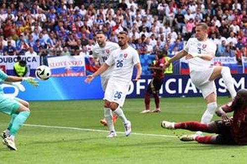 Video bàn thắng trận Bỉ 0-1 Slovakia (bảng E Euro 2024): Lukaku vô duyên