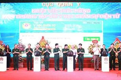 Khai trương Tạp chí Y học Quân sự điện tử