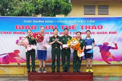 Cục Quân nhu tổ chức giao lưu thể thao chào mừng Đại hội Thi đua Quyết thắng giai đoạn 2019-2024