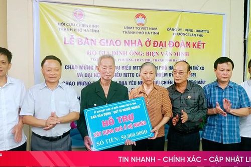 Khởi công xây dựng 'Nhà đại đoàn kết' cho cựu chiến binh
