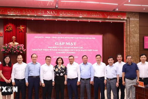 Hà Nội: Gặp mặt báo chí nhân kỷ niệm 99 năm Ngày Báo chí Cách mạng Việt Nam