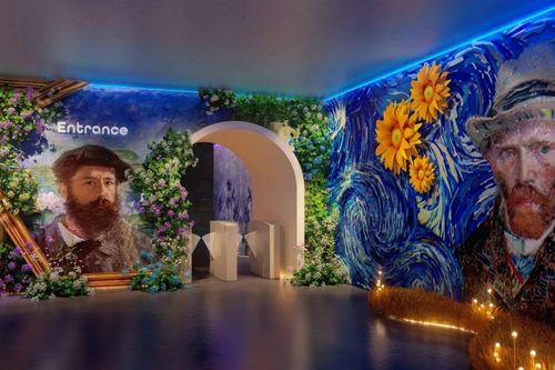 Triển lãm nghệ thuật tương tác đa giác quan về hai danh họa Van Gogh và Monet