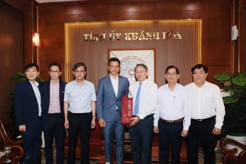 Bí thư Tỉnh ủy Nguyễn Hải Ninh tiếp lãnh đạoTập đoàn EDP Renewables