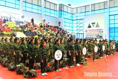 160 chiến sỹ nhí tham gia Học kỳ quân đội