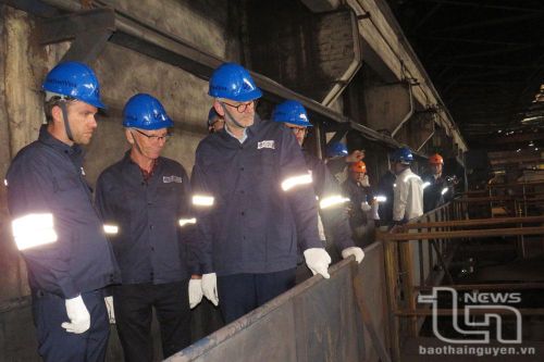 Cục trưởng Năng lượng Đan Mạch thăm và làm việc tại Nhà máy thép NatSteelVina Thái Nguyên