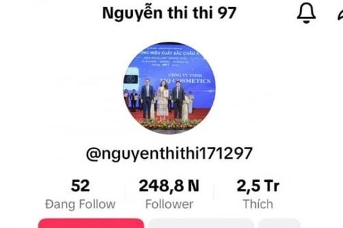 Tiktoker Nguyễn Thi Thi 97 livestream bán mỹ phẩm không có hóa đơn, không rõ nguồn gốc