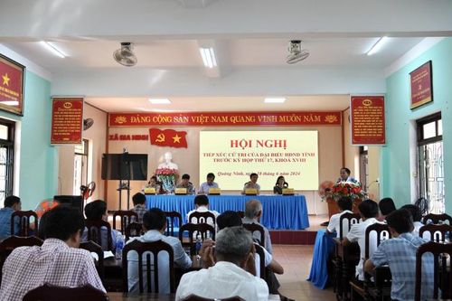 Quảng Bình: Tiếp xúc cử tri trước Kỳ họp thứ 17, HĐND tỉnh Khóa XVIII