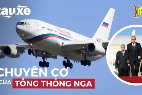 Chuyên cơ IL 96 - 300 PU phục vụ Nguyên thủ Nga | Bản tin Tàu và Xe | 18/06/2024