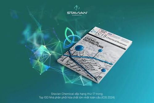 Stavian đứng thứ 17/100 nhà phân phối hóa chất lớn toàn cầu