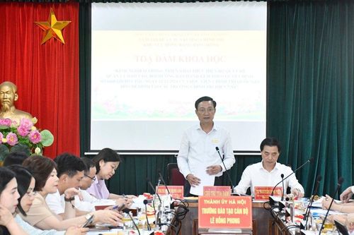 Tọa đàm về triển khai bộ quy chế quản lý, đào tạo tại trường chính trị