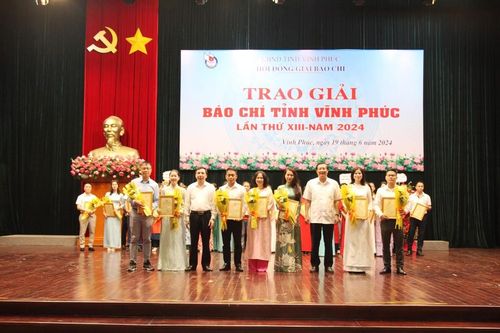 Trao giải báo chí tỉnh Vĩnh Phúc năm 2024