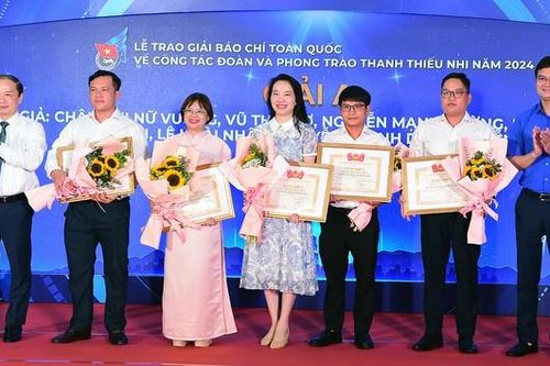 Trao Giải báo chí toàn quốc về công tác Đoàn và phong trào thanh thiếu nhi