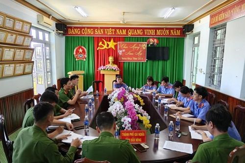 Liên ngành VKSND - Công an TP Gia Nghĩa sơ kết 6 tháng