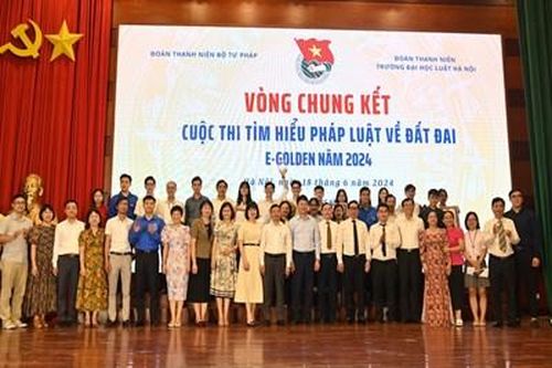 Chung kết Cuộc thi 'Tìm hiểu pháp luật về Đất đai' E-golden năm 2024