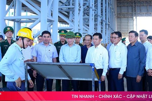 Đoàn đại biểu cao cấp tỉnh Bolikhămxay tham quan KKT Vũng Áng
