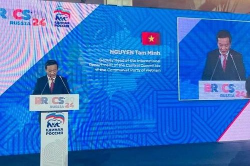 Đoàn đại biểu Đảng Cộng sản Việt Nam dự diễn đàn liên đảng quốc tế BRICS+